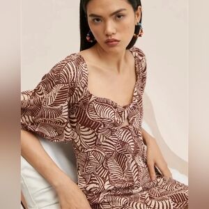 Mango 100% Cotton Mini Dress